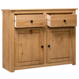NNEVL Sideboard 93x40x80 cm Solid Pinewood Panama Range