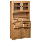 NNEVL Highboard 93x40.5x180 cm Solid Pine Panama Range