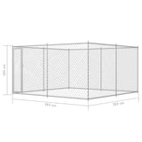 NNEVL Outdoor Dog Kennel 383x383x185 cm