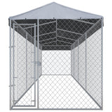 NNEVL Outdoor Dog Kennel with Roof 760x190x225 cm