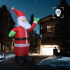NNEVL Christmas Inflatable Santa Claus LED IP44 600 cm XXL