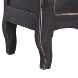 NNEVL TV Cabinet 120x30x40 cm Black Solid Reclaimed Wood