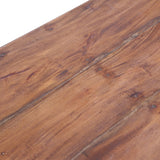 NNEVL Desk with Drawers White 117x57x75 cm Solid Reclaimed Wood