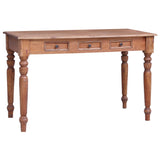 NNEVL Desk with Drawers 117x57x75 cm Solid Reclaimed Wood
