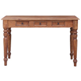NNEVL Desk with Drawers 117x57x75 cm Solid Reclaimed Wood