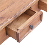 NNEVL Desk with Drawers 117x57x75 cm Solid Reclaimed Wood