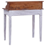 NNEVL Writing Desk with Drawers 90x50x101 cm Solid Reclaimed Wood