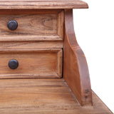 NNEVL Writing Desk with Drawers 90x50x101 cm Solid Reclaimed Wood
