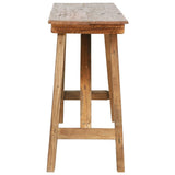 NNEVL Console Table 130x40x80 cm Solid Reclaimed Wood