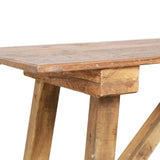 NNEVL Console Table 130x40x80 cm Solid Reclaimed Wood