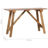 NNEVL Console Table 130x40x80 cm Solid Reclaimed Wood