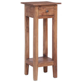 NNEVL Plant Stand 30x30x75 cm Solid Reclaimed Wood