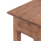 NNEVL Plant Stand 30x30x75 cm Solid Reclaimed Wood