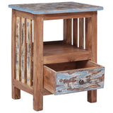 NNEVL Bedside Cabinet 41x30x50 cm Solid Reclaimed Wood