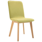 NNEVL Dining Chairs 6 pcs Green