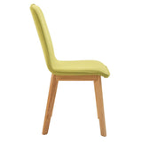 NNEVL Dining Chairs 6 pcs Green