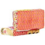 NNEVL Pouffe 100x100x20 cm Patchwork Fabric