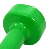 NNEVL Dumbbell 2 pcs 2x4 kg Cast Iron Green
