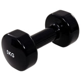NNEVL Dumbbell 2 pcs 2x5 kg Cast Iron Black