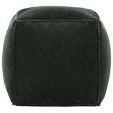 NNEVL Pouffe Cotton Velvet 40x40x40 cm Forest Green