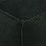 NNEVL Pouffe Cotton Velvet 40x40x40 cm Forest Green