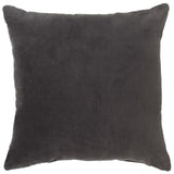 NNEVL Cushions Cotton Velvet 2 pcs 45x45 cm Anthracite