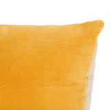 NNEVL Cushions Cotton Velvet 2 pcs 45x45 cm Yellow