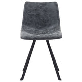 NNEVL Dining Chairs 4 pcs Black Faux Leather