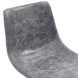 NNEVL Dining Chairs 4 pcs Grey Faux Leather