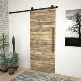 NNEVL Sliding Door SKIEN Hardware Kit 200 cm Steel Black