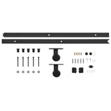 NNEVL Sliding Door SKIEN Hardware Kit 200 cm Steel Black