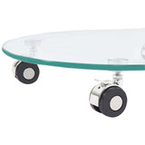 NNEVL Coffee Table 45x40x58 cm Tempered Glass