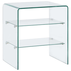 NNEVL Coffee Table 50x40x56 cm Tempered Glass