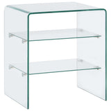 NNEVL Coffee Table 50x40x56 cm Tempered Glass