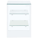 NNEVL Coffee Table 50x40x56 cm Tempered Glass