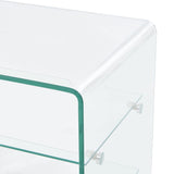 NNEVL Coffee Table 50x40x56 cm Tempered Glass