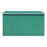 NNEVL Garden Shed 257x298x178 cm Metal Green