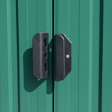 NNEVL Garden Shed 257x392x181 cm Metal Green
