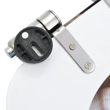 NNEVL WC Toilet Seats 2 pcs with Soft Close Lids MDF Muschel Design