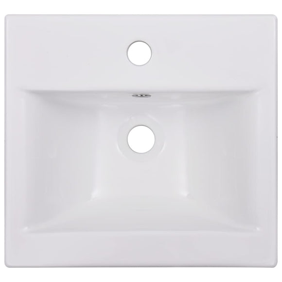 NNEVL Built-in Basin 42x39x18 cm Ceramic White