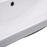 NNEVL Built-in Basin 91x39.5x18.5 cm Ceramic White