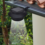 NNEVL Outdoor Solar Fence Lamps 12 pcs LED Black