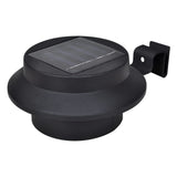 NNEVL Outdoor Solar Fence Lamps 12 pcs LED Black