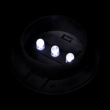 NNEVL Outdoor Solar Fence Lamps 12 pcs LED Black