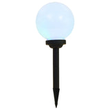 NNEVL Outdoor Solar Lamps 6 pcs LED Spherical 20 cm RGB