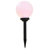 NNEVL Outdoor Solar Lamps 6 pcs LED Spherical 20 cm RGB