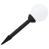 NNEVL Outdoor Solar Lamps 6 pcs LED Spherical 20 cm RGB