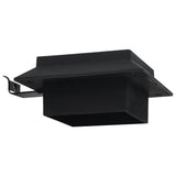 NNEVL Outdoor Solar Lamps 12 pcs LED Square 12 cm Black