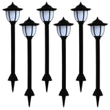 NNEVL Outdoor Solar Lamps 6 pcs LED Black