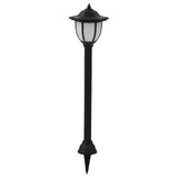 NNEVL Outdoor Solar Lamps 6 pcs LED Black